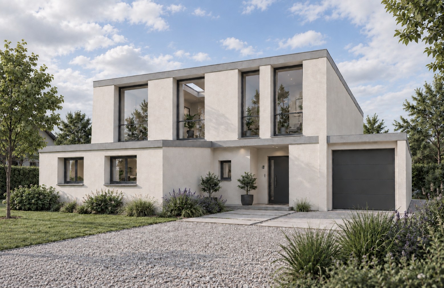 Aufstockung Haus HH – Straßenansicht