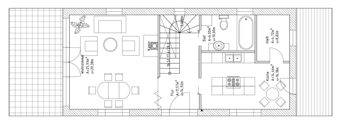 Haus T – Geschossplan