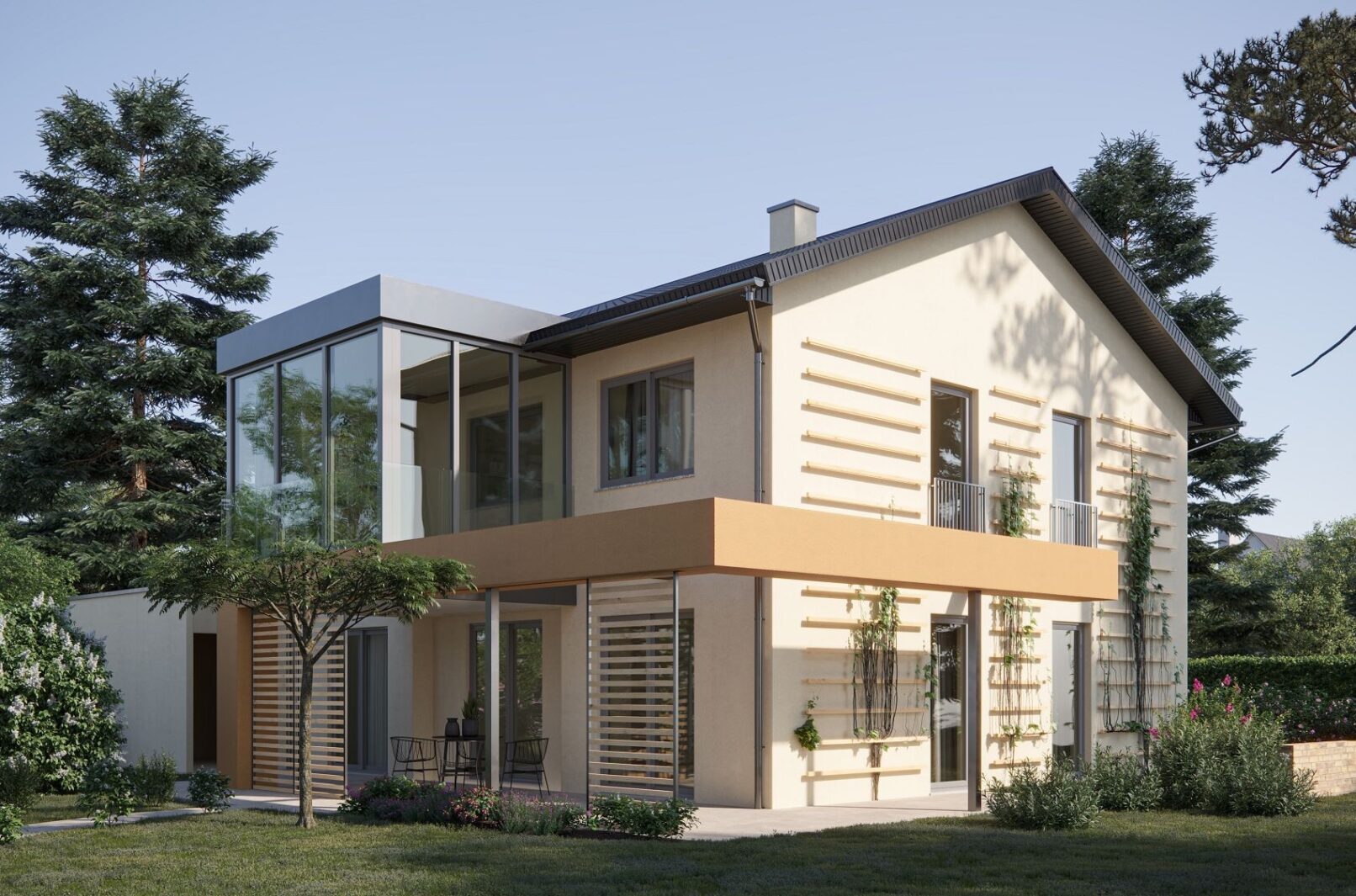 Anbau Haus G – Projektansicht 1