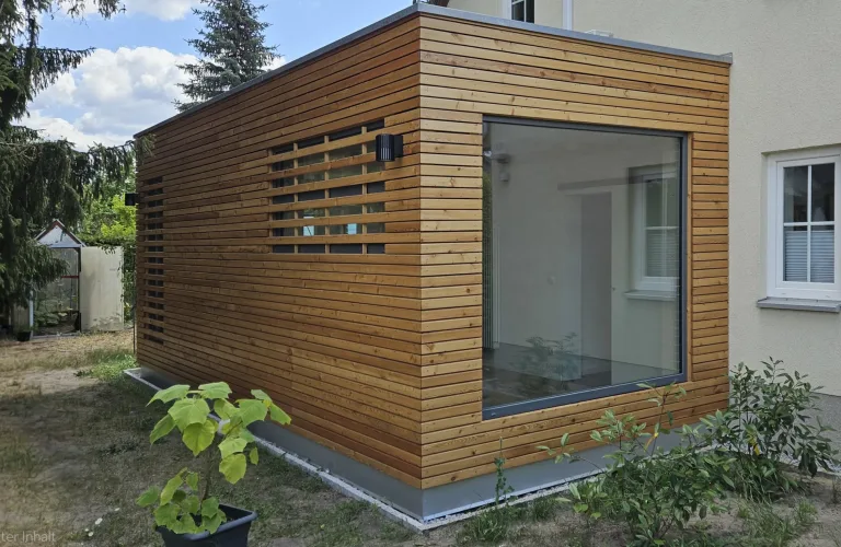 Anbau Haus R – Ansicht West